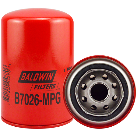 BALDWIN FILTERS Max. Perf. Glass Hydraulic Spin-On, B7026-MPG B7026-MPG